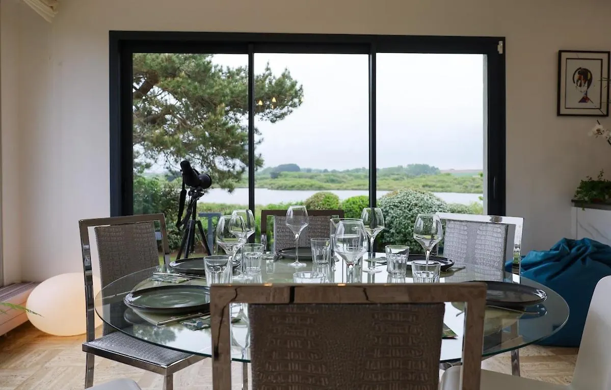 Maison Spacieuse Et Elegante Vue Sur L'Etang De Lannenec A 600M Du Fort-Bloque Ploemeur Nyaraló