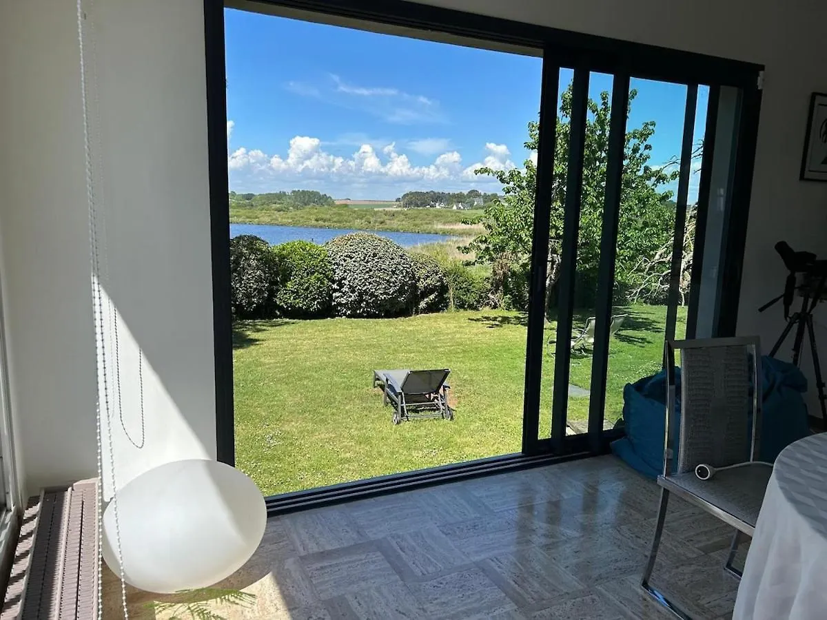 Maison Spacieuse Et Elegante Vue Sur L'Etang De Lannenec A 600M Du Fort-Bloque Ploemeur